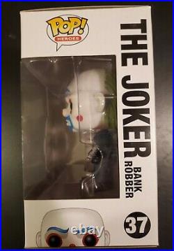 Funko Pop Dark Knight Heros The Joker Bank Robber #37 Vaulted Authentic