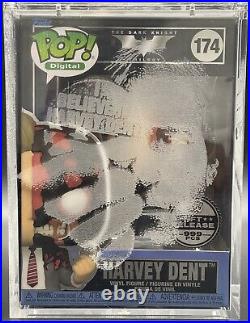 Funko Pop Digital! Harvey Dent 174 The Dark Knight Trilogy- withCustom Hardstack