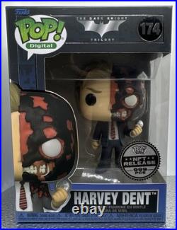 Funko Pop Harvey Dent #174 Droppp Grail Exclusive The Dark Knight Trilogy LE 999