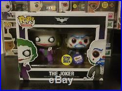 Funko Pop! Heroes The Dark Knight Bank Robber Joker 2 Pack GITD Gemini Exclusive