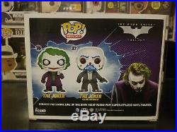 Funko Pop! Heroes The Dark Knight Bank Robber Joker 2 Pack GITD Gemini Exclusive