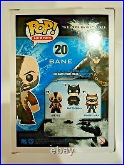 Funko Pop Heroes The Dark Knight Rises 20 Bane DC Comics Box Damage