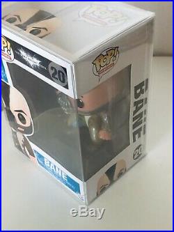 Funko Pop! Heroes The Dark Knight Rises BANE (20) Retired/vaulted With Protector