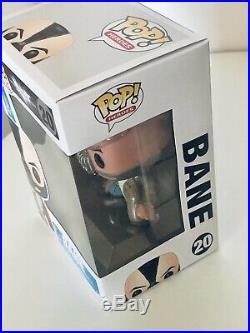 Funko Pop! Heroes The Dark Knight Rises BANE (20) Retired/vaulted With Protector