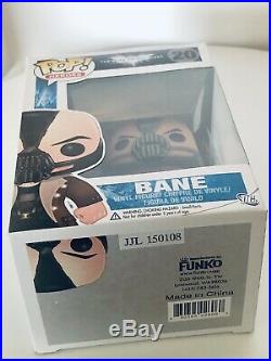 Funko Pop! Heroes The Dark Knight Rises BANE (20) Retired/vaulted With Protector