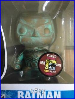 Funko Pop Heroes The Dark Knight Rises Patina Batman Sdcc 2012 Le480 Vhtf