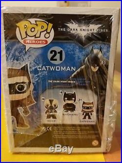 Funko Pop Heroes The Dark Knight Rises set with Protector Brand New Free Shippin