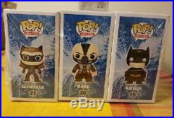 Funko Pop Heroes The Dark Knight Rises set with Protector Brand New Free Shippin
