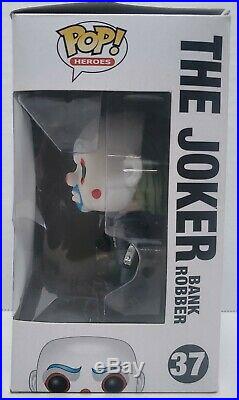 Funko Pop! Heroes The Dark Knight The Joker Bank Robber with Pop Protector
