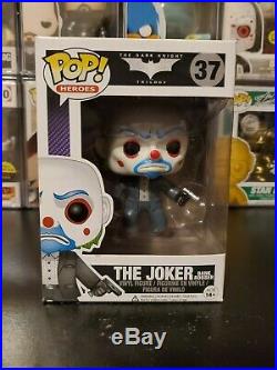 Funko Pop! Heroes The Dark Knight Trilogy The Joker Bank Robber #37 With PROTECTOR