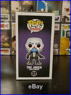 Funko Pop! Heroes The Dark Knight Trilogy The Joker Bank Robber #37 With PROTECTOR