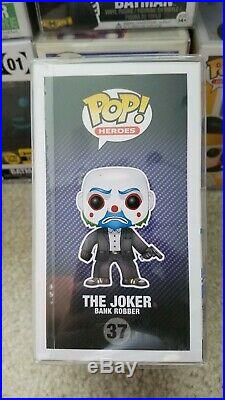 Funko Pop! Heroes The Dark Knight Trilogy The Joker Bank Robber #37 With PROTECTOR