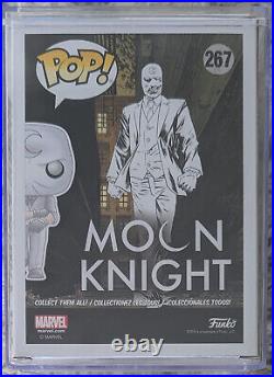 Funko Pop Marvel Moon Knight 267 GLOW IN THE DARK COMIC CON EXCLUSIVE withCASE NEW