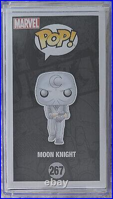 Funko Pop Marvel Moon Knight 267 GLOW IN THE DARK COMIC CON EXCLUSIVE withCASE NEW