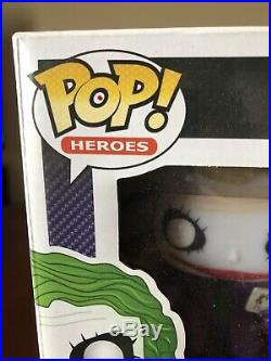 Funko Pop The Dark Knight Heroes The Joker 2 Pack Gemini Glow GITD 480 Bank Rob