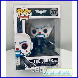 Funko Pop! The Dark Knight Joker (37) Bank Robber Vaulted Rare WithProtector VHTF