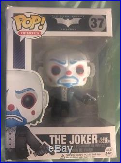 Funko Pop! The Dark Knight Movie Bank Robber Joker Vaulted Damaged Box