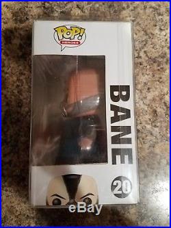 Funko Pop! The Dark Knight Rises Bane #20 Vaulted Rare New With Pop Protector