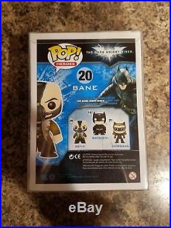 Funko Pop! The Dark Knight Rises Bane #20 Vaulted Rare New With Pop Protector