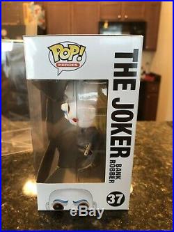 Funko Pop The Dark Knight Rises Bank Robber Joker Vaulted with 0.50mm Protector