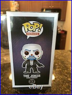 Funko Pop The Dark Knight Rises Bank Robber Joker Vaulted with 0.50mm Protector
