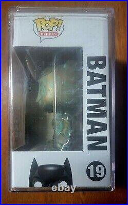 Funko Pop! The Dark Knight Rises Batman Patina #19 2012 SDCC LE 480 withprotector