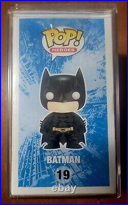 Funko Pop! The Dark Knight Rises Batman Patina #19 2012 SDCC LE 480 withprotector