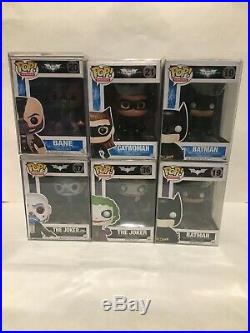 Funko Pop! The Dark Knight & The Dark Knight Rises Set Lot of 6