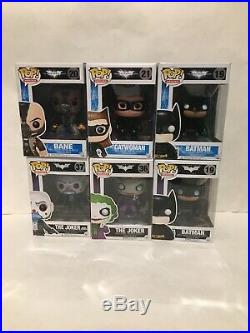 Funko Pop! The Dark Knight & The Dark Knight Rises Set Lot of 6