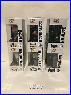 Funko Pop! The Dark Knight & The Dark Knight Rises Set Lot of 6