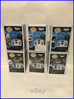 Funko Pop! The Dark Knight & The Dark Knight Rises Set Lot of 6