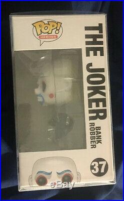 Funko Pop! The Dark Knight The Joker Bank Robber with Soft Pop Protector