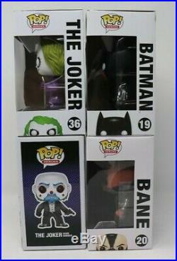 Funko Pop! The Dark Knight Trilogy Set 450 Pc Gemini Ex Joker Bane Batman