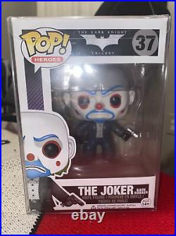 Funko Pop! The Joker Bank Robber AUTHENTIC Vaulted The Dark Knight #37