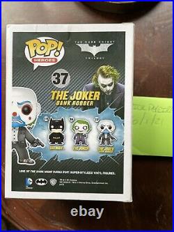 Funko Pop The Joker Bank Robber AUTHENTIC Vaulted The Dark Knight #37 Original