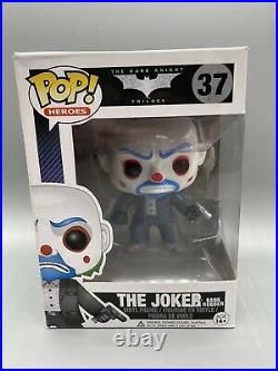 Funko Pop! The Joker Bank Robber AUTHENTIC Vaulted The Dark Knight #37 See Pics