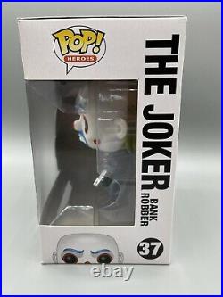 Funko Pop! The Joker Bank Robber AUTHENTIC Vaulted The Dark Knight #37 See Pics