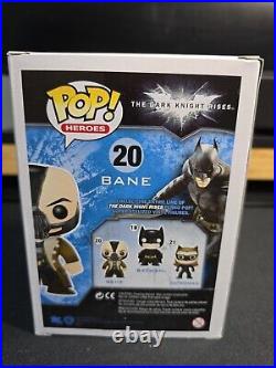 Funko Pop Vinyl Figure Heroes Batman The Dark Knight Rises #20 Bane + Protector