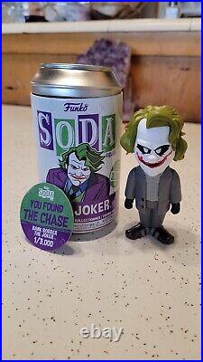 Funko Soda Heath Ledger Joker Batman The Dark Knight Figure Collectible Chase