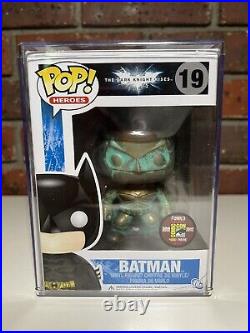 Funko The Dark Knight Rises Batman Patina #19 2012 SDCC with Protector 480 Pieces