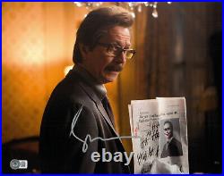Gary Oldman Signed Autgraph The Dark Knight 11x14 Photo BAS Beckett