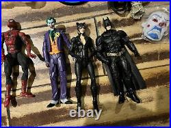 HTF Rare Batman Figure Lot Dc Comic Universe Dr Harleen Quinzel Harley Quinn