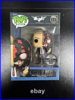 Harvey Dent #174 Dark Knight Trilogy Grail 999 PCS withHard Protector Funko Pop