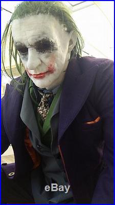 Hollytoys 11 Joker Batman the dark Knight Lifesize statue bust figure sculpture