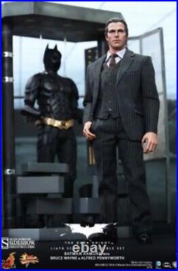 Hot Toys 1/6th Batman Armory Bruce Wayne Alfred Pennyworth (The Dark Knight) NEW