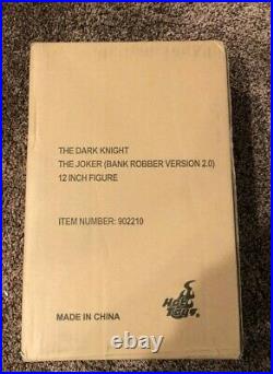 Hot Toys Batman Dark Knight Joker Bank Robber 2.0 NEW IN BOX NEVER OPENED