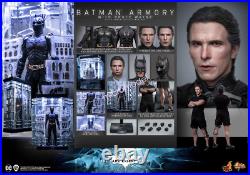 Hot Toys MMS702 Batman The Dark Knight Rises Batman Armory with Bruce Wayne Toy