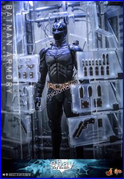 Hot Toys MMS702 Batman The Dark Knight Rises Batman Armory with Bruce Wayne Toy