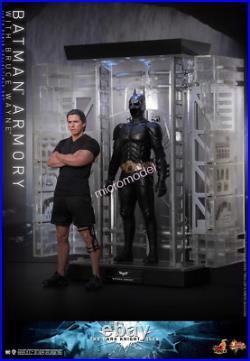 Hot Toys MMS702 Batman The Dark Knight Rises Batman Armory with Bruce Wayne Toy