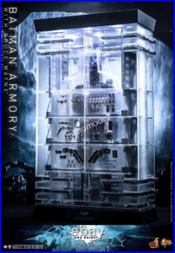 Hot Toys MMS702 Batman The Dark Knight Rises Batman Armory with Bruce Wayne Toy